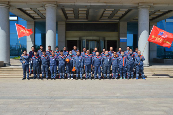 南宫国际石化开展“清静行万里”户外拉练活动