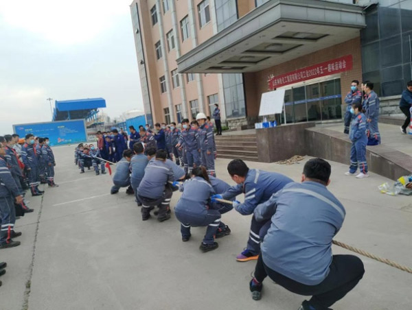 同台竞技展风范，，，厉兵秣马新征程———记山东南宫国际化工集团有限公司2022年五·一趣味运动会